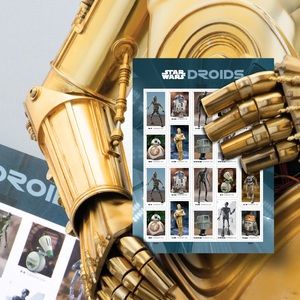 Star Wars DROIDS Forever Stamps‎ Passport Guide First Day Galaxy Travel Map